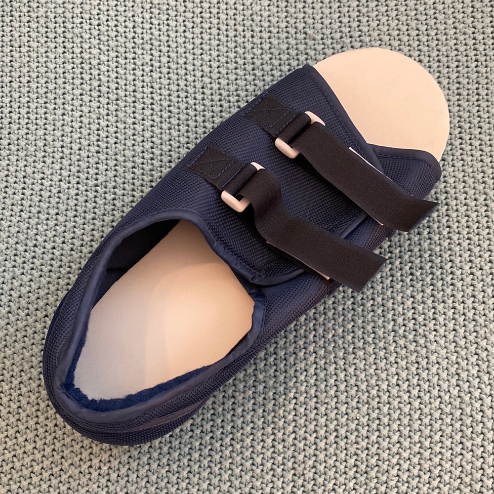 Professional post-op walking shoe orthopedic brace left foot